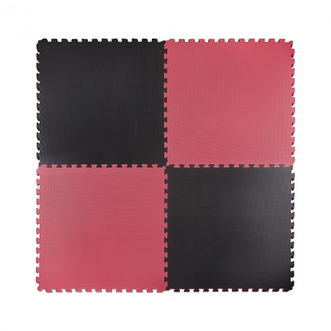 Мат-пазл (ласточкин хвост) 4FIZJO Mat Puzzle EVA 100 x 100 x 4 cм 4FJ0199 Black/Red