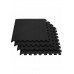 Мат-пазл (ласточкин хвост) Springos Mat Puzzle EVA 120 x 120 x 1.2 cм FM0002 Black