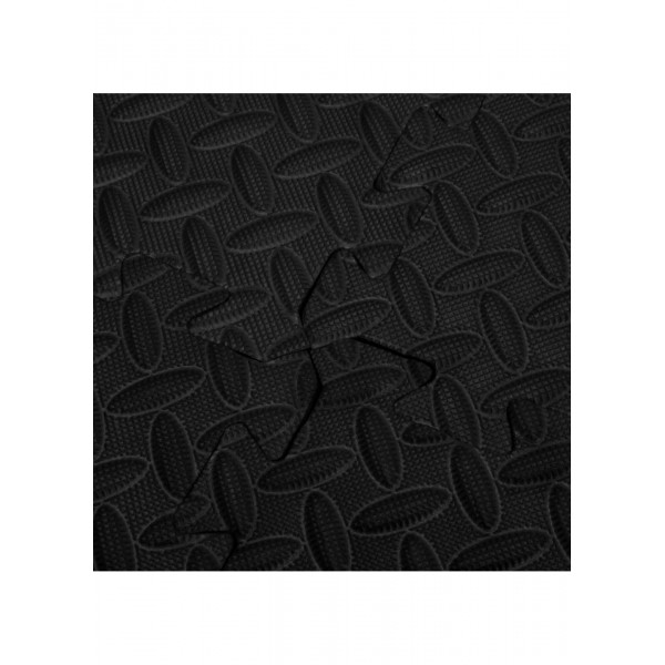 Мат-пазл (ластівчин хвіст) Springos Mat Puzzle EVA 120 x 120 x 1.2 cм FM0004 Black
