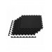 Мат-пазл (ласточкин хвост) Springos Mat Puzzle EVA 120 x 120 x 1.2 cм FM0004 Black