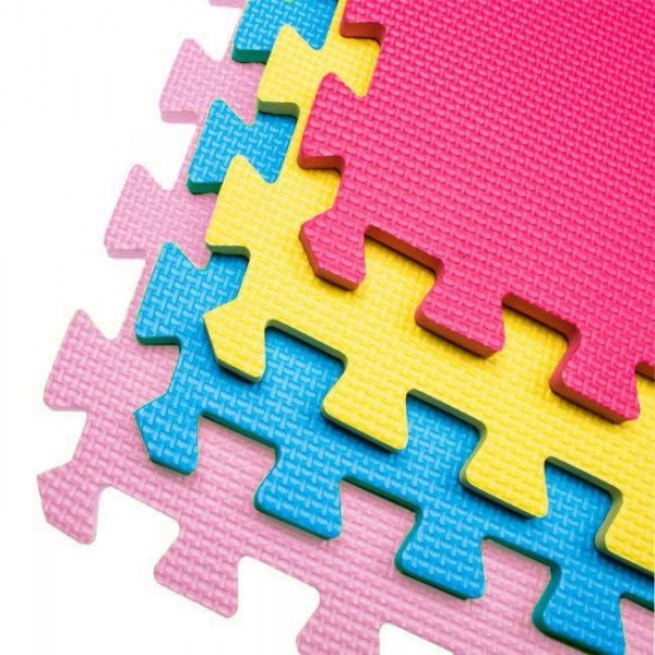 Напольное покрытие мат-пазл (ласточкин хвост) Springos Mat Puzzle EVA 120 x 120 x 1 cм PM0001