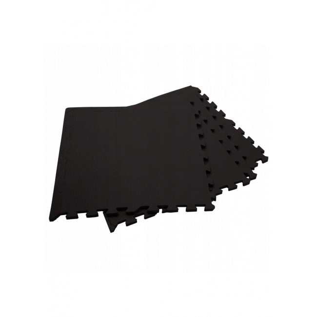 Мат-пазл (ласточкин хвост) Springos Mat Puzzle EVA 120 x 120 x 2 cм FM0001 Black