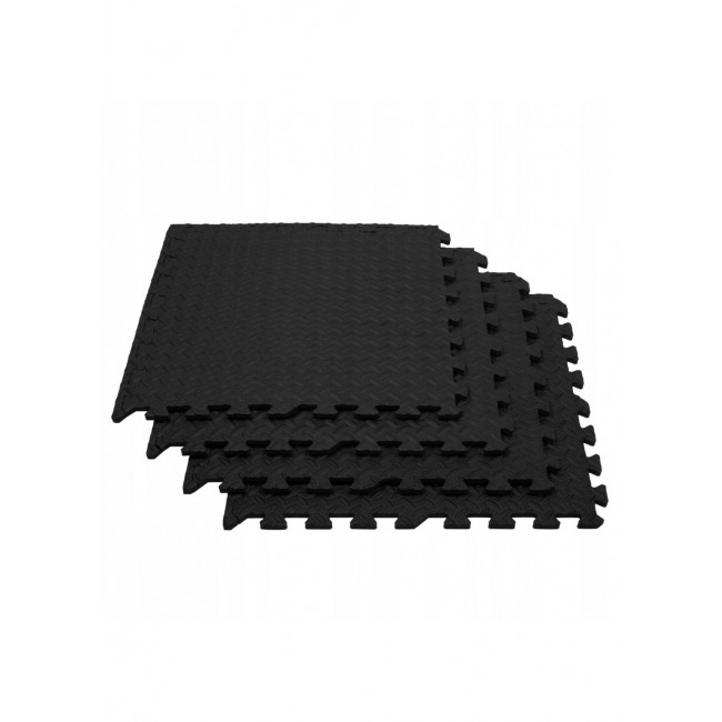 Мат-пазл (ласточкин хвост) Springos Mat Puzzle EVA 180 x 120 x 1.2 cм FM0004 Black