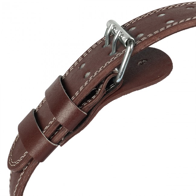 Пояс для важкої атлетики та пауерліфтингу SportVida SV-PA0119 XXL Braun