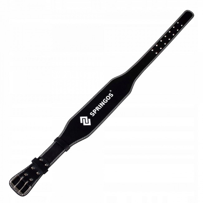 Пояс для важкої атлетики та пауерліфтингу Springos FA0120 L Black