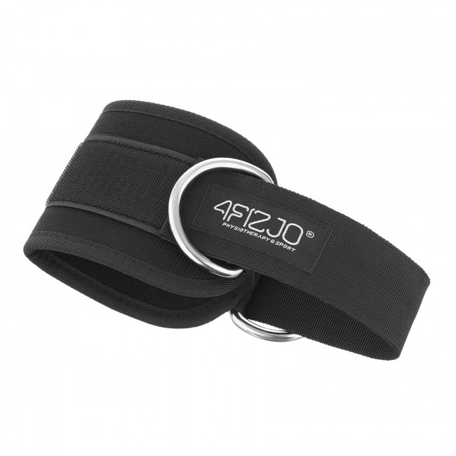 Манжети для тяги 4FIZJO Ankle Strap 2 шт Black (P-5907739311054)
