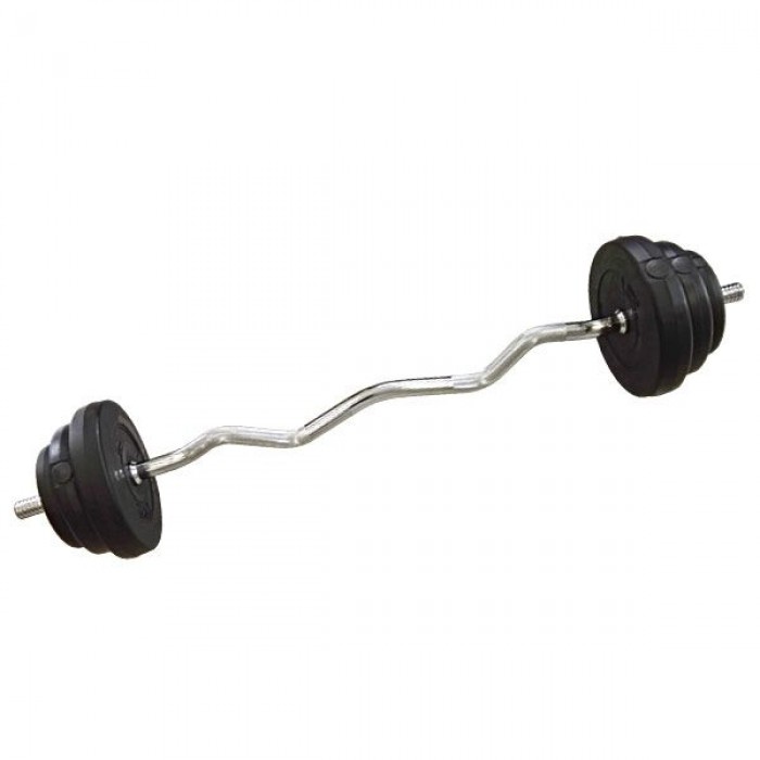 Домашняя штанга с блинами Landfit Professional Barbell 25 kg with Home bar EZ PPS261-25