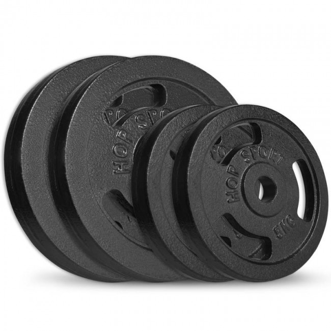 Набор Hop-Sport Strong штанга и гантели 29 кг