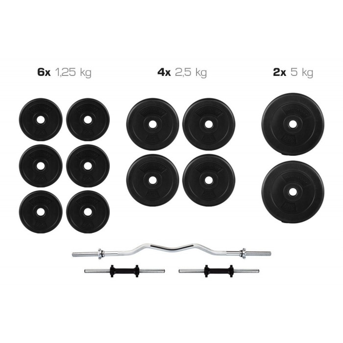 Набор Premium штанга и гантели 35 кг