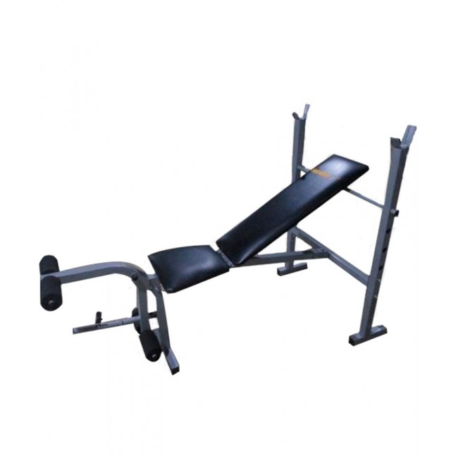 Наклонная скамья для жима универсальная со стойками Housefit HG 2097 Наклонная скамья для жима универсальная со стойками Housefit HG 2097