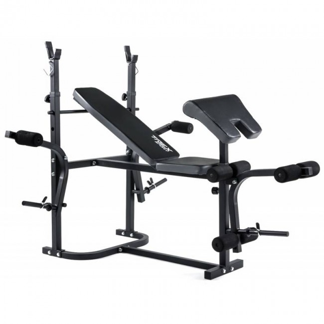 Похила лава для жиму універсальна Trex Sport TX-020 зі стійками та партою Скотта