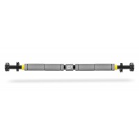 Турник в дверной проем раздвижной 60-100 см Hop-Sport HS-M050DP серо-желтый