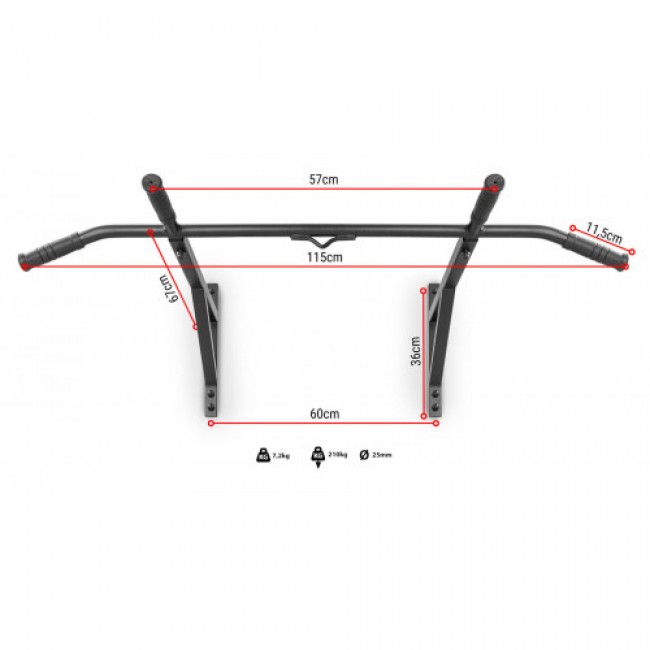 Турник настенный Trex Sport TX-33
