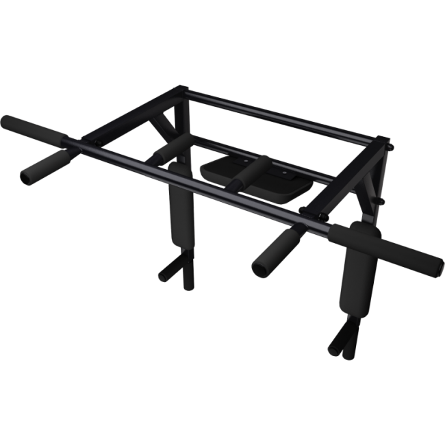 Турник-брусья-пресс 3 в 1 настенный Hop-Sport CB-3033