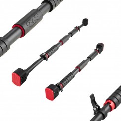 Турник раздвижной 4FIZJO PRO 72-110 см Black/Red (P-5907739313263)