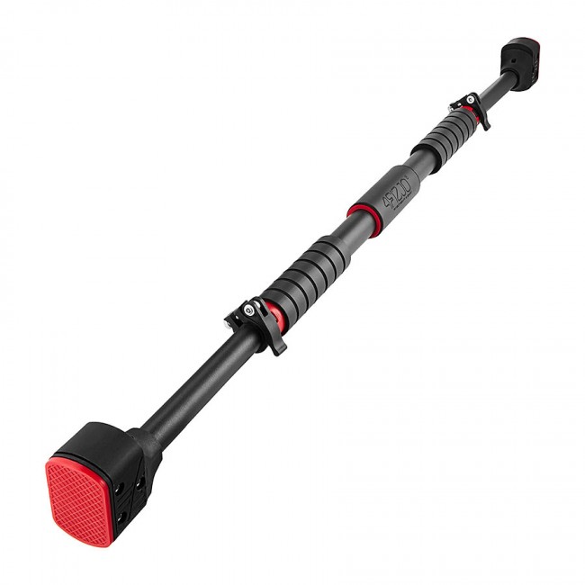 Турник раздвижной 4FIZJO PRO 72-110 см Black/Red (P-5907739313263)