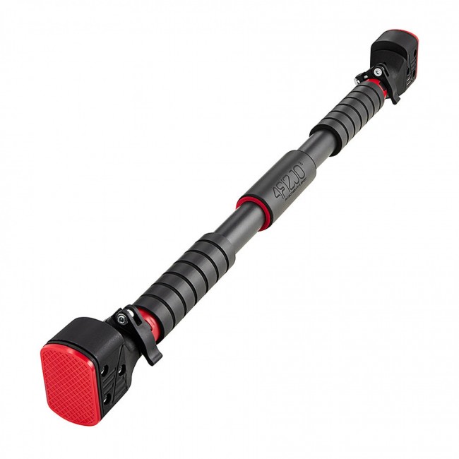 Турник раздвижной 4FIZJO PRO 72-110 см Black/Red (P-5907739313263)