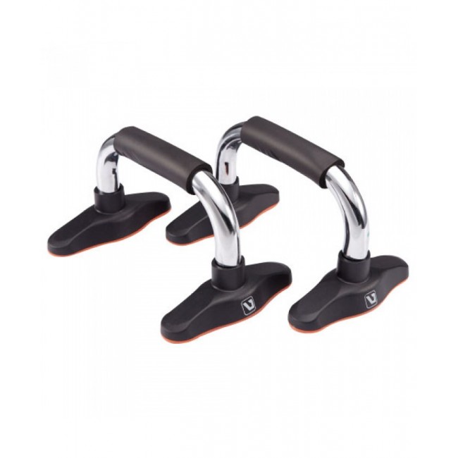 Упоры для отжиманий металл набор 2 шт. LiveUp CHROME PUSH UP BAR LS3162
