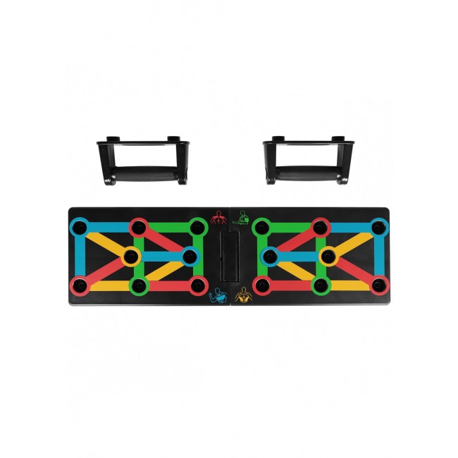 Упори (дошка) для віджимань зі змінним хватом SportVida Push-up Bars SV-HK0376 Упори (дошка) для віджимань зі змінним хватом SportVida Push-up Bars SV-HK0376