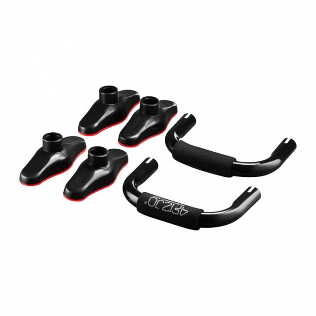 Упоры для отжиманий 4FIZJO Push-up Bars Black/Red (P-5907739310392)