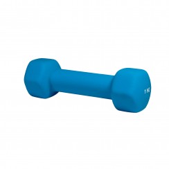 Гантель для фітнесу 1 кг 1шт неопренова Stein синя