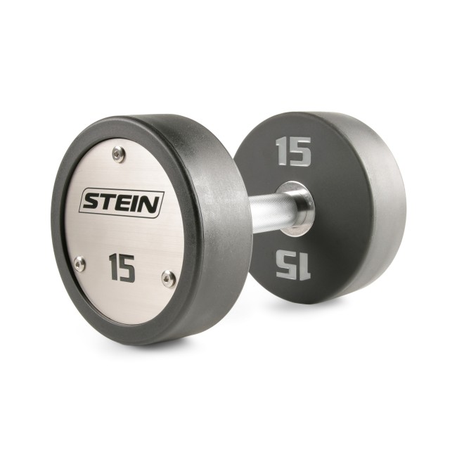 Гантель поліуретанова преміум 15 кг. Stein. OK1036H-15