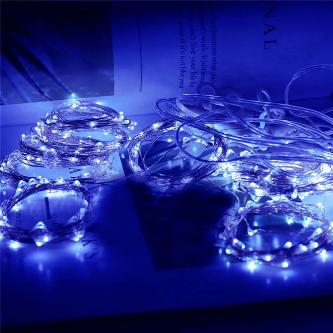 Гирлянда водопад (штора) Springos 3 x 3 м 300 LED Pilot USB CL4024 Blue