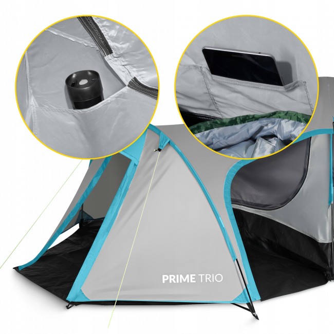 Намет туристичний Mountain Goat Prime Trio 3-місний Grey (P-5905973406581)
