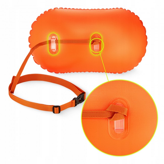 Буй для плавання TSUNAMI Basic надувний Orange (P-5907739314055)