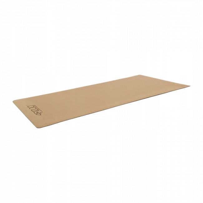Килимок (мат) спортивний 4FIZJO Cork 183 x 61 x 0.4 см для йоги та фітнесу (P-5907739319562)