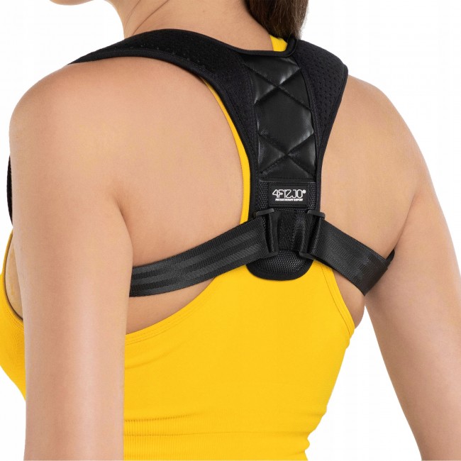 Корректор осанки 4FIZJO для поддержки спины, универсальный Black (P-5907739318107)