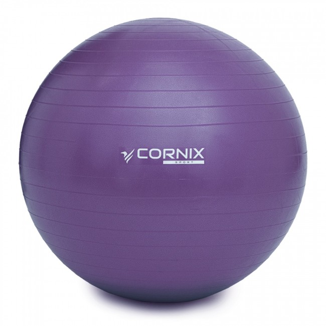 Мяч для фитнеса (фитбол) Cornix 75 см Anti-Burst XR-0027 Violet