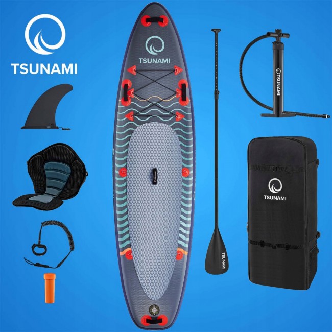 Надувная SUP доска TSUNAMI 350 см с веслом Wave T03 (P-5907739314222)