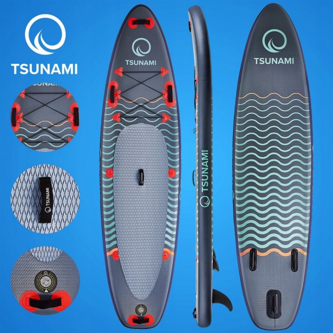 Надувная SUP доска TSUNAMI 350 см с веслом Wave T03 (P-5907739314222)
