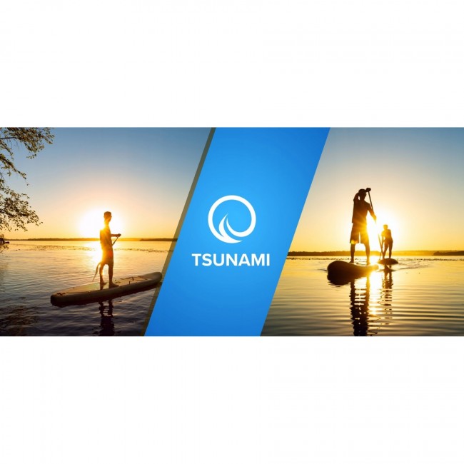Надувная SUP доска TSUNAMI 350 см с веслом Wave T03 (P-5907739314222)
