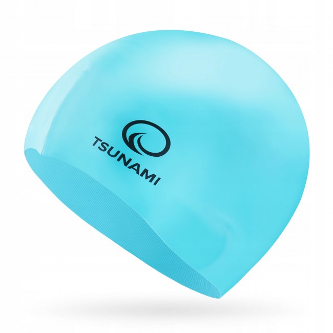 Шапочка для плавання TSUNAMI Kids дитяча Sky Blue (P-5905973401807)