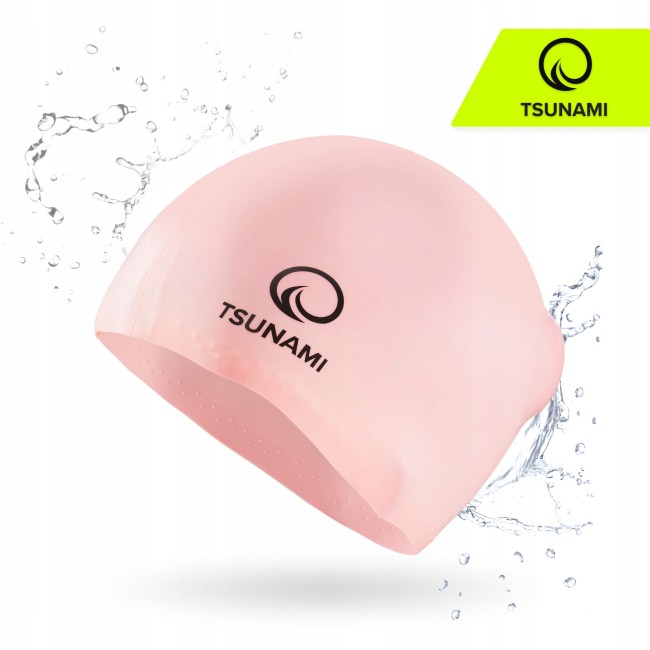 Шапочка для плавання TSUNAMI Standard Pink (P-5905973401845)
