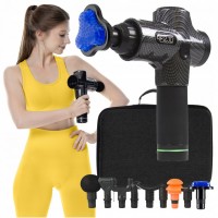 Ручний перкусійний масажер 4FIZJO Massage Gun Ultra Cool Edition 100 Вт масажний пістолет (P-5905973401470)