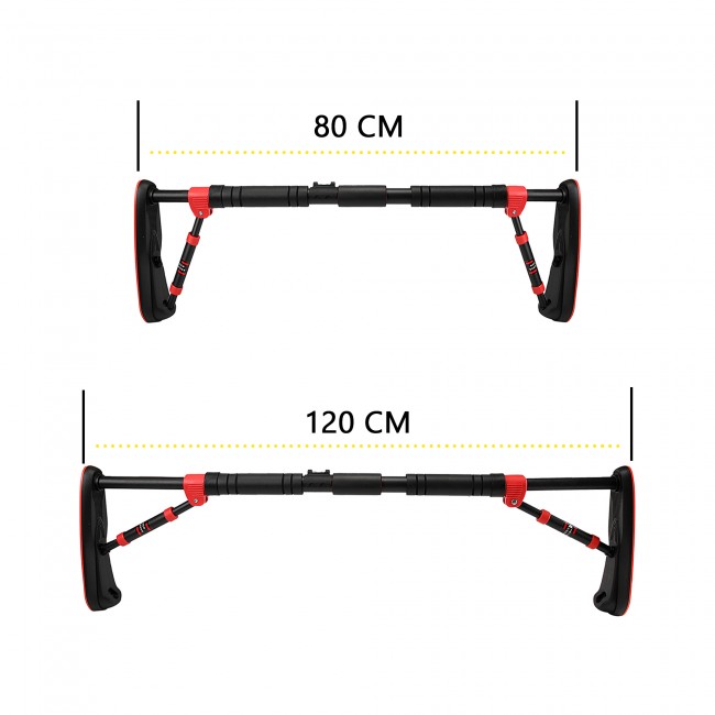 Турник раздвижной Cornix Elite 80-120 см XR-0290 Black/Red