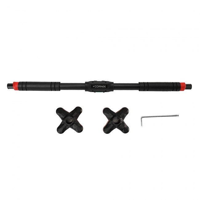 Турнік розсувний Cornix Pro+ 90-130 см XR-0287 Black/Red