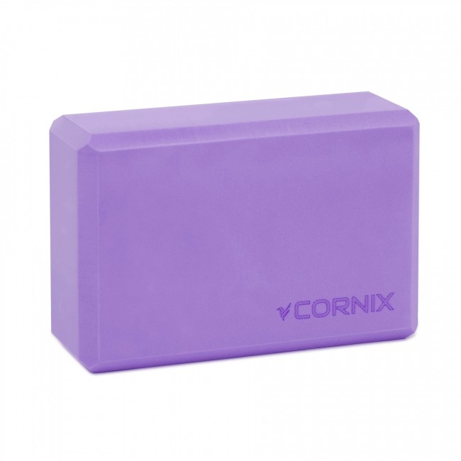 Блок для йоги Cornix EVA 22.8 x 15.2 x 7.6 см XR-0101 Purple Блок для йоги Cornix EVA 22.8 x 15.2 x 7.6 см XR-0101 Purple