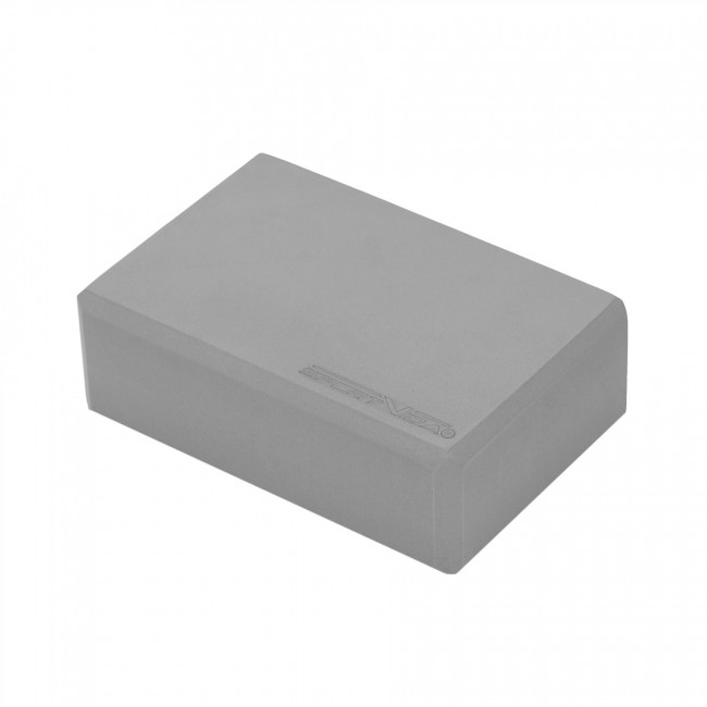 Блок для йоги SportVida EVA 23 x 15 x 7.6 см SV-EZ0067 Grey