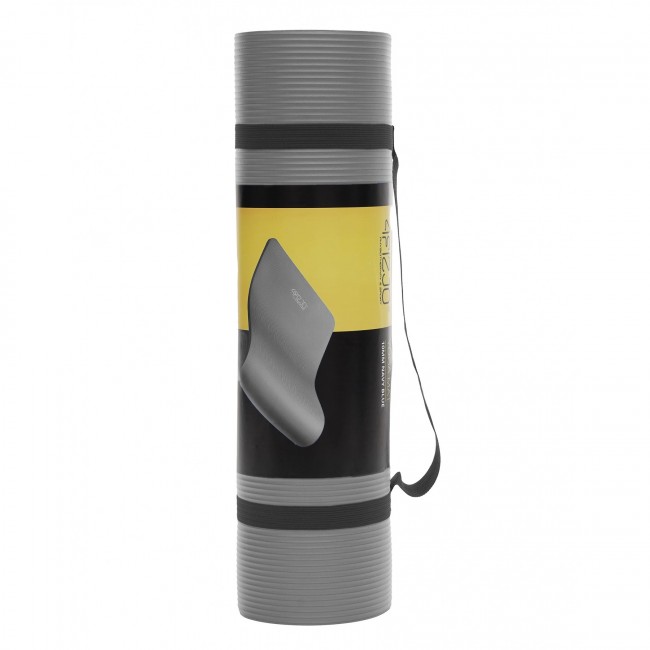 Килимок (мат) спортивний 4FIZJO NBR 180 x 60 x 1.5 см для йоги та фітнесу Grey (P-5907739311214)