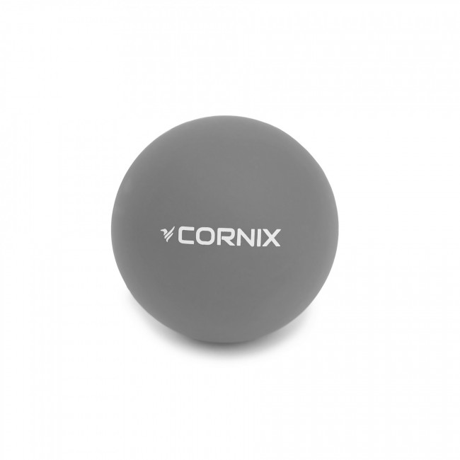 Массажный мяч Cornix Lacrosse Ball 6.3 см XR-0120 Grey Массажный мяч Cornix Lacrosse Ball 6.3 см XR-0120 Grey