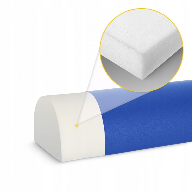 Полувалик для реабилитации и массажа 4FIZJO 60 x 18 x 12 Blue (P-5905973402934)