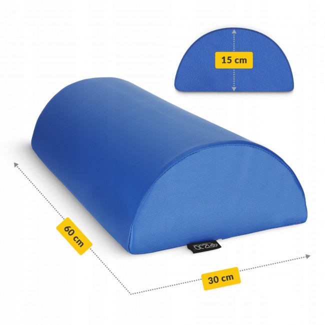 Полувалик для реабилитации и массажа 4FIZJO 60 x 18 x 12 Blue (P-5905973402934)