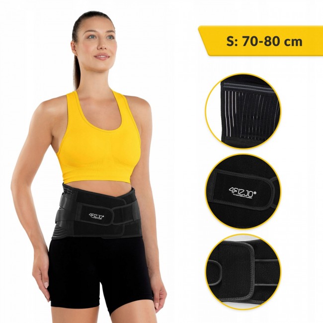 Пояс (бандаж) для поясничного отдела позвоночника 4FIZJO Size S (P-5907739317544)