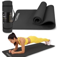 Коврик спортивный Cornix NBR 183 x 61 x 1.5 cм для йоги и фитнеса XR-0495 Black