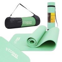 Килимок спортивний Cornix NBR 183 x 61 x 1 см для йоги та фітнесу XR-0491 Light Green