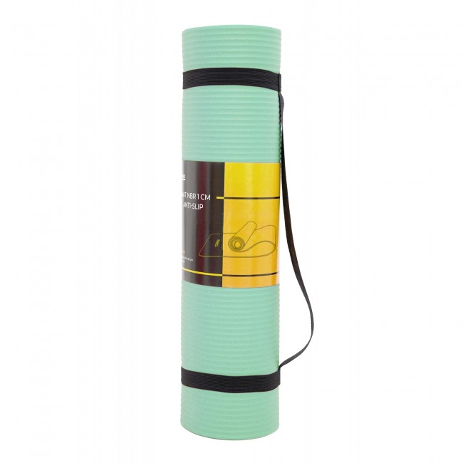 Килимок спортивний Cornix NBR 183 x 61 x 1 см для йоги та фітнесу XR-0491 Light Green